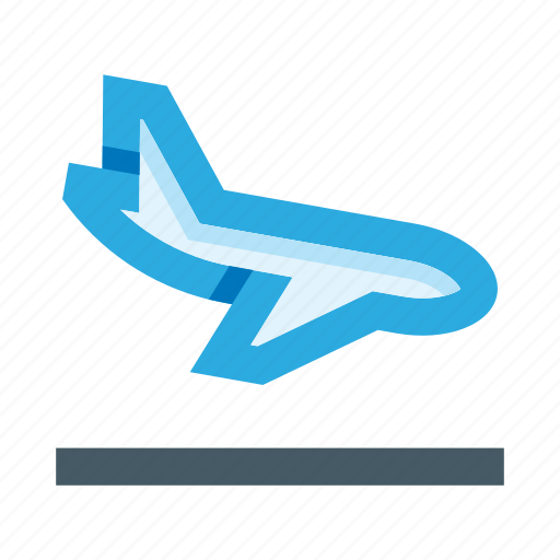 Airplane, landing, aircraft, transportation icon - Download on Iconfinder