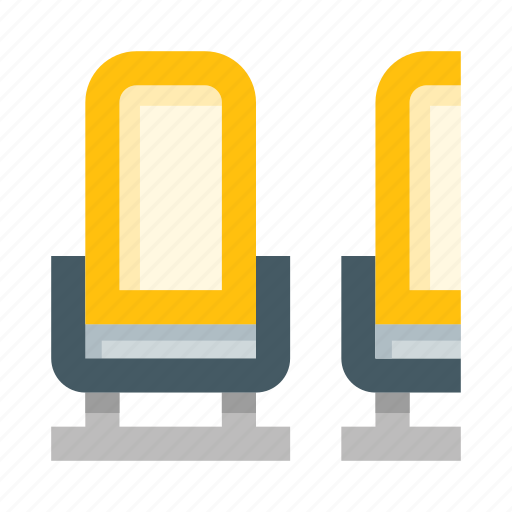 Seats, airplane, sitting, flight icon - Download on Iconfinder