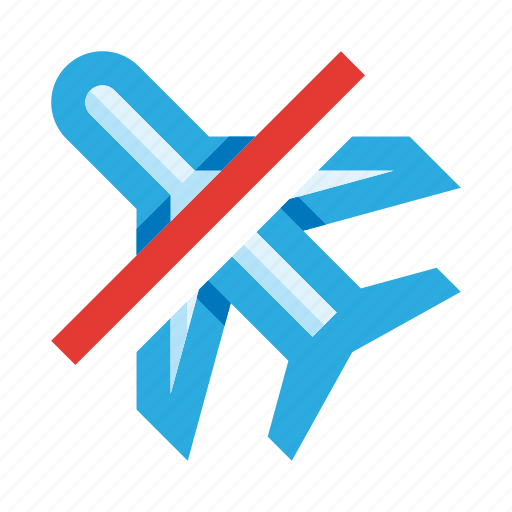 Airplane, flight canceled, aircraft, transportation icon - Download on Iconfinder