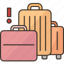 baggage, excess, extra, charge, travel