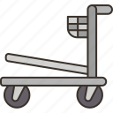 cart, luggage, trolley, airport, passenger