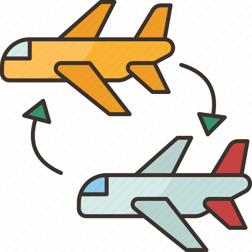 Flight, connecting, transit, airline, service icon - Download on Iconfinder