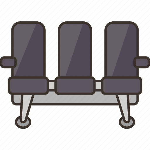Seat, chair, airplane, cabin, interior icon - Download on Iconfinder