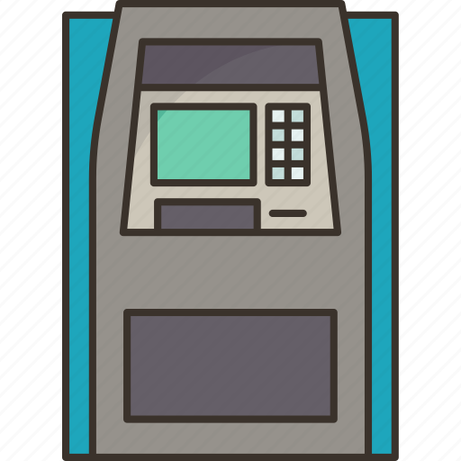 Atm, machine, money, withdraw, banking icon - Download on Iconfinder