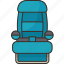 seat, chair, furniture, interior, aircraft 