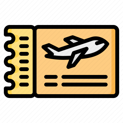 Airplane, ticket, departure, boarding, pass, passreservation icon - Download on Iconfinder