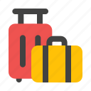 suitcase, briefcase, luggage, baggage, business, and, finance
