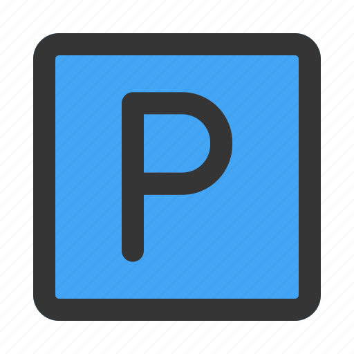 Parking, sign, transportation, vehicle icon - Download on Iconfinder