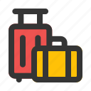 suitcase, briefcase, luggage, baggage, business, and, finance