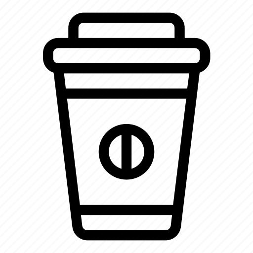 Coffee, coffee cup, coffee shop, food and restaurant, hot drink, paper cup, take away icon - Download on Iconfinder