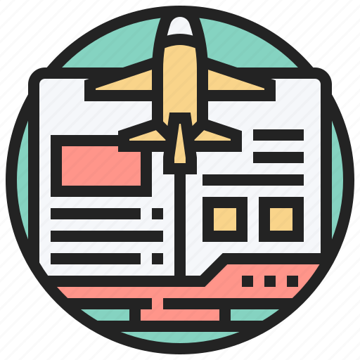 Booking, buy, flight, online, ticket icon - Download on Iconfinder