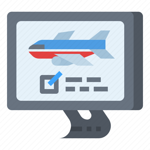 Airplane, check, flight, travel, web icon - Download on Iconfinder