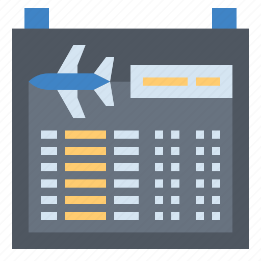 Airport, board, flight, plane, transportation icon - Download on Iconfinder