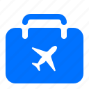 baggage, luggage, plane, suitcase