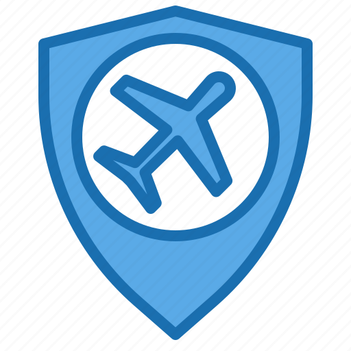 Business, departure, flight, passenger, shield, trip, vacation icon - Download on Iconfinder