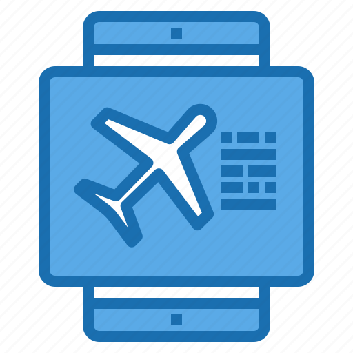Booking, departure, flight, passenger, smartphone, trip, vacation icon - Download on Iconfinder