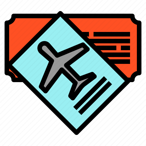 Airline, arrival, people, plane, ticket, tourist, transport icon - Download on Iconfinder
