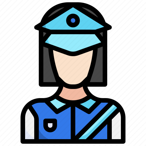 Officer, travel, airport, transportation, plane, transport icon - Download on Iconfinder