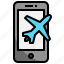 smartphone, travel, airport, transportation, plane, transport, online, ticket 