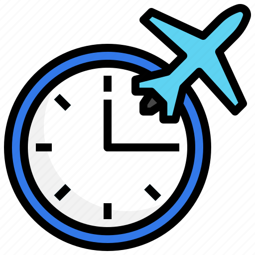 Time, travel, airport, transportation, plane, transport icon - Download on Iconfinder