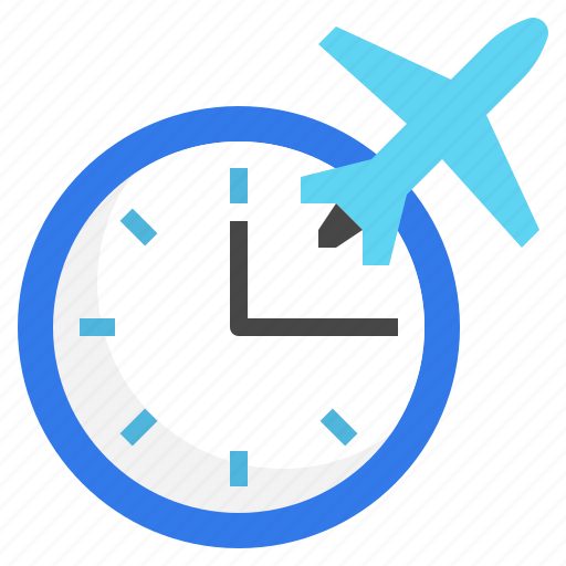 Time, travel, airport, transportation, plane, transport icon - Download on Iconfinder
