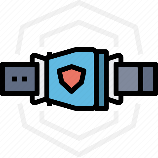 Airplane, security, safety seat, safety belt, lock icon - Download on Iconfinder