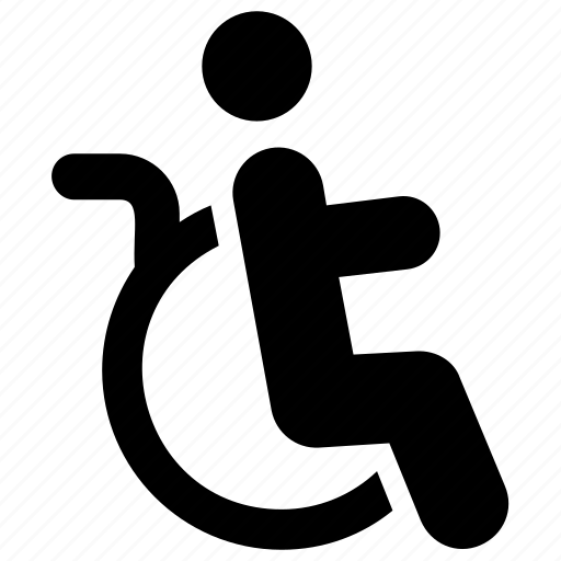 Disable passenger, disabled, disabled man, handicapped, wheelchair icon - Download on Iconfinder