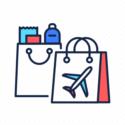 Airport, bag, duty, service, shopping, store icon - Download on Iconfinder
