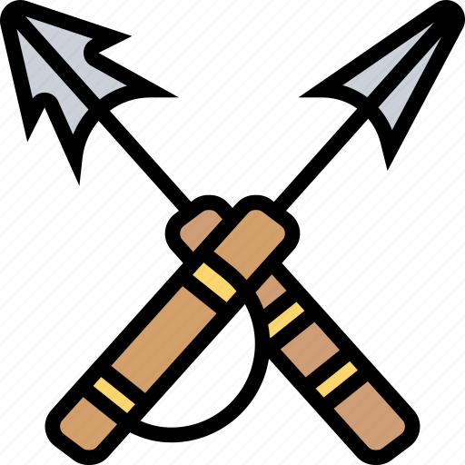 Harpoon, spear, fishing, tool, weapon icon - Download on Iconfinder