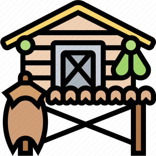 Shelter, athabascans, alaska, house, traditional icon - Download on Iconfinder