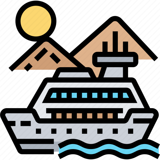 Cruise, ship, sailing, sea, vacation icon - Download on Iconfinder
