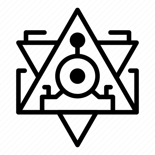 Alchemy, fashion, logo, pyramid, retro, tattoo, water icon - Download on Iconfinder