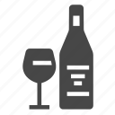 alcohol, bottle, wine