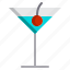 alcohol, alcoholic drink, cherry, cocktail, drink 