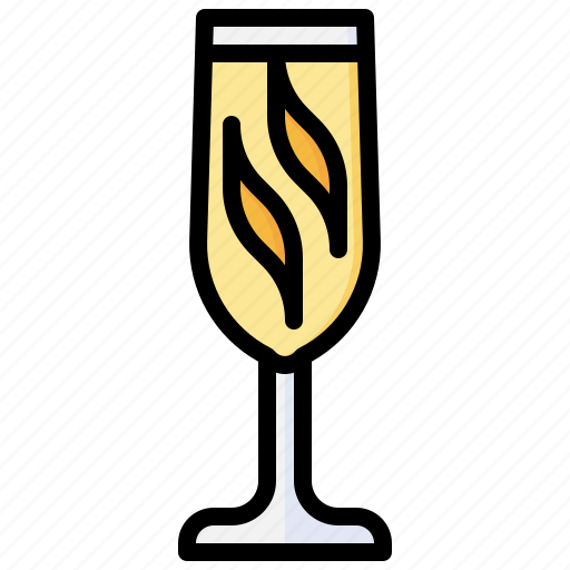 French, cocktail, alcoholic, drink, beverage, party icon - Download on Iconfinder