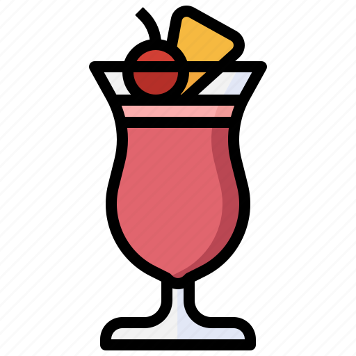 Singapore, sling, alcoholic, drink, beverage, cocktail, party icon - Download on Iconfinder