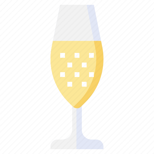 Champagne, glass, refreshment, alcoholic, drink, alcohol icon - Download on Iconfinder