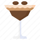 expresso, martini, alcoholic, drink, beverage, cocktail, party