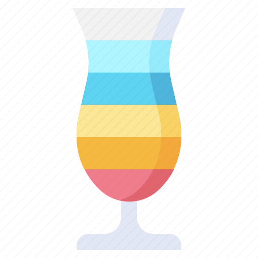 Rainbow, alcoholic, beverage, drinks, food icon - Download on Iconfinder