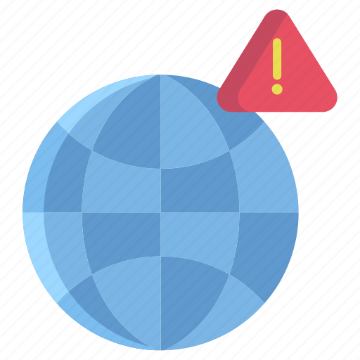 Globe, world, alert icon - Download on Iconfinder
