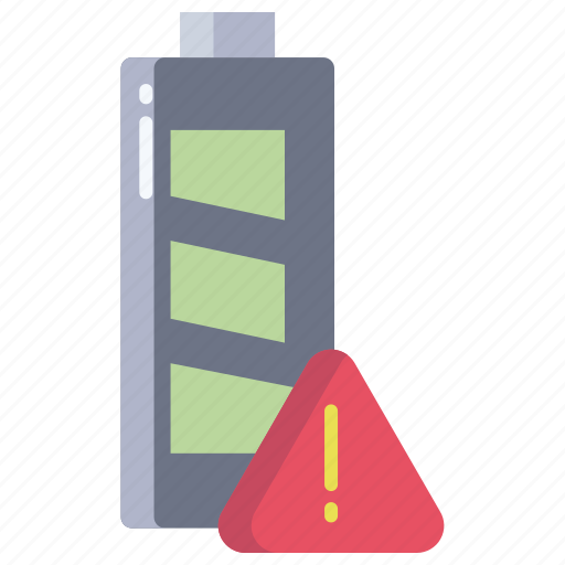 Alert, battery icon - Download on Iconfinder on Iconfinder