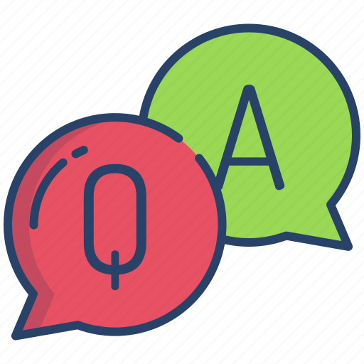 Q and a icon - Download on Iconfinder on Iconfinder