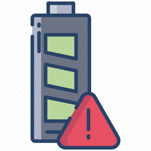 Battery, alert icon - Download on Iconfinder on Iconfinder