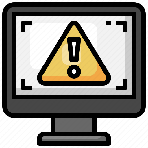 Alert, computer, error, bug, desktop icon - Download on Iconfinder