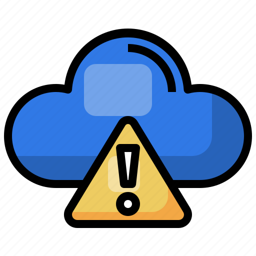 Cloud, storage, data, alert, warning, interface icon - Download on Iconfinder