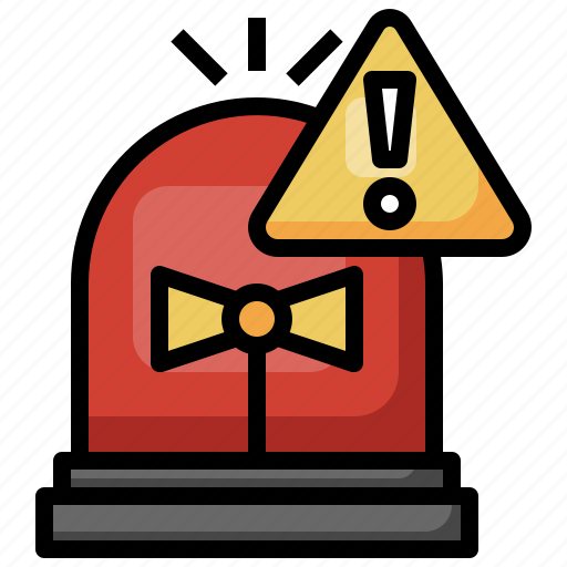 Siren, alert, warning, sign, danger, signaling icon - Download on Iconfinder