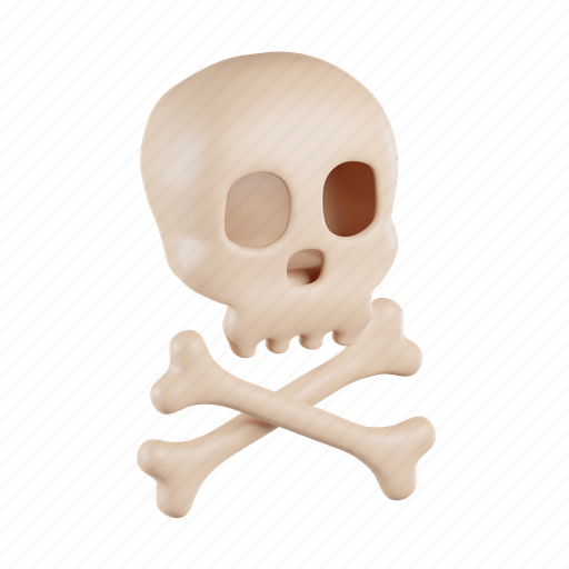 Skull, crossbones, danger, deadly, warning, death icon - Download on Iconfinder