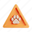 beware of animal, beware, animal, paw, dog, warning, danger 