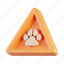 beware, animal, paw, dog, warning, danger, beware of animal 