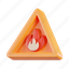 highly, flammable, science, fire, warning, hazard, danger, caution 
